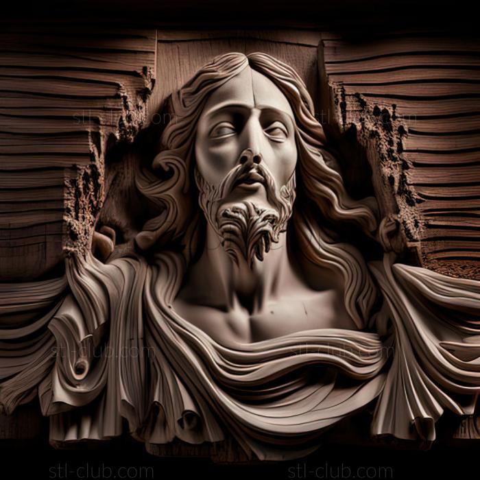 3D model st jesus (STL)